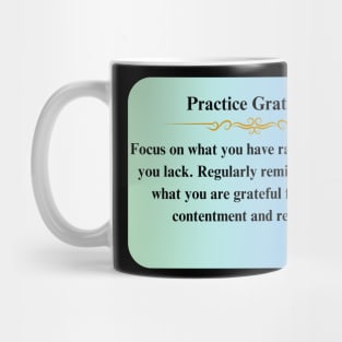 Gratitude  Thoughts for the Day Mug